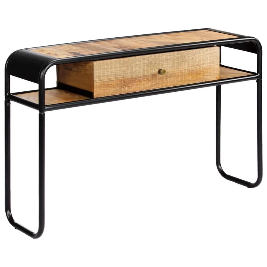 Table console 118 x 30 x 75 cm Bois de manguier massif - 3