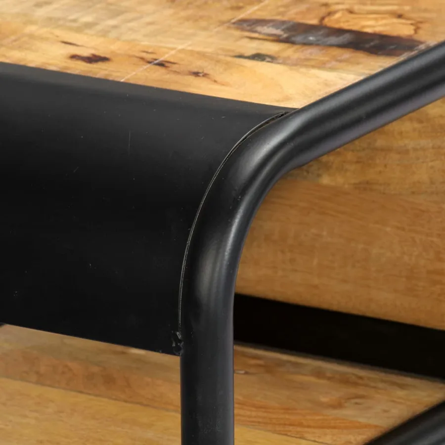 Table console 118 x 30 x 75 cm Bois de manguier massif - 5