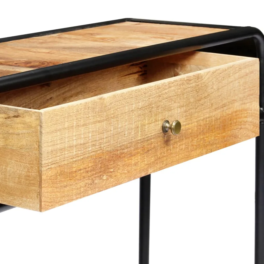 Table console 118 x 30 x 75 cm Bois de manguier massif - 7