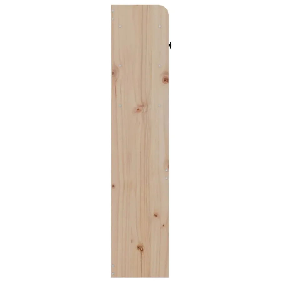 Tête de lit avec rangement 180 cm bois massif de pin - 5