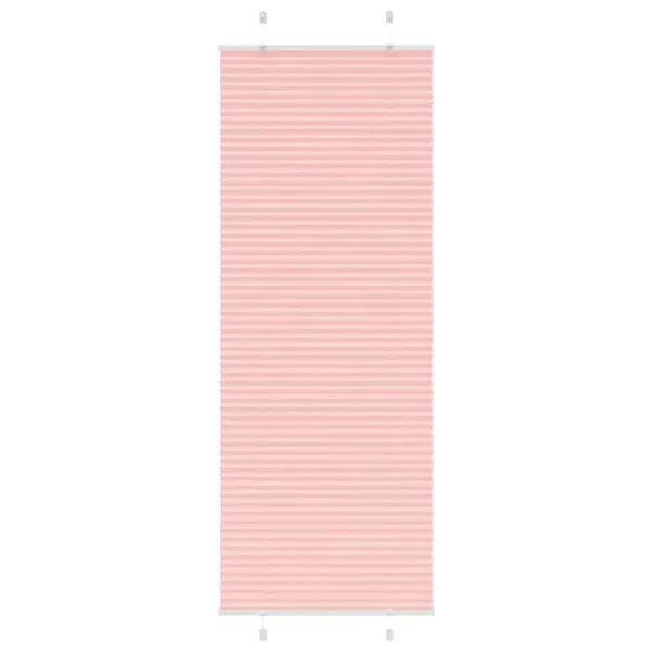 Store plissé rose 80x200 cm largeur du tissu 79,4 cm polyester