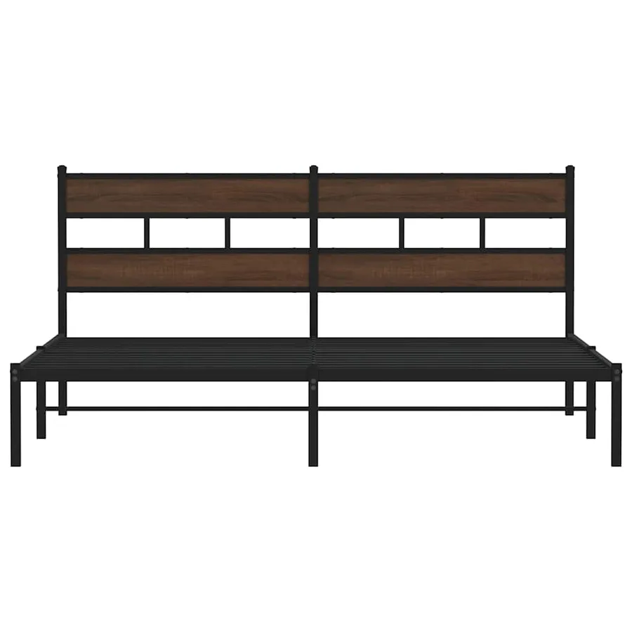 Cadre de lit sans matelas avec tête de lit 180x200 cm - 4