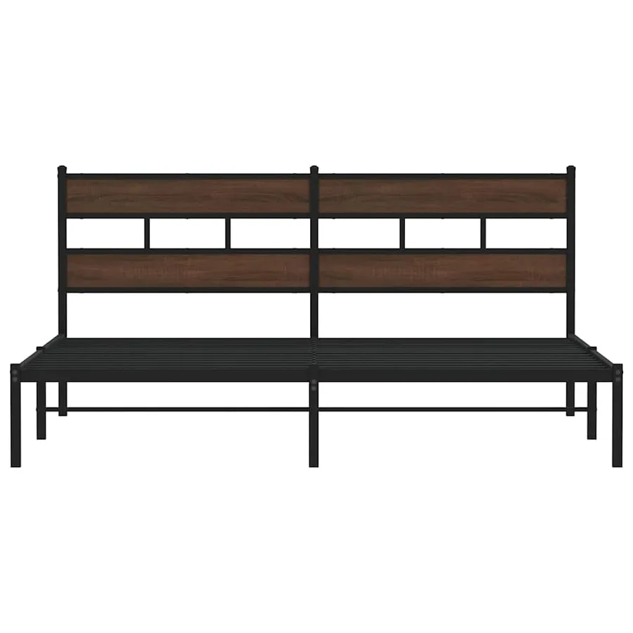 Cadre de lit sans matelas avec tête de lit 190x200 cm - 4