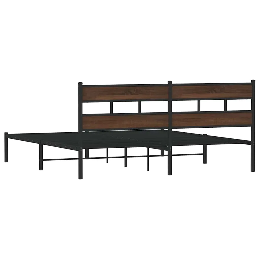 Cadre de lit sans matelas avec tête de lit 190x200 cm - 6