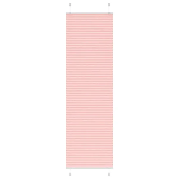 Store plissé rose 55x200 cm largeur du tissu 54,4 cm polyester