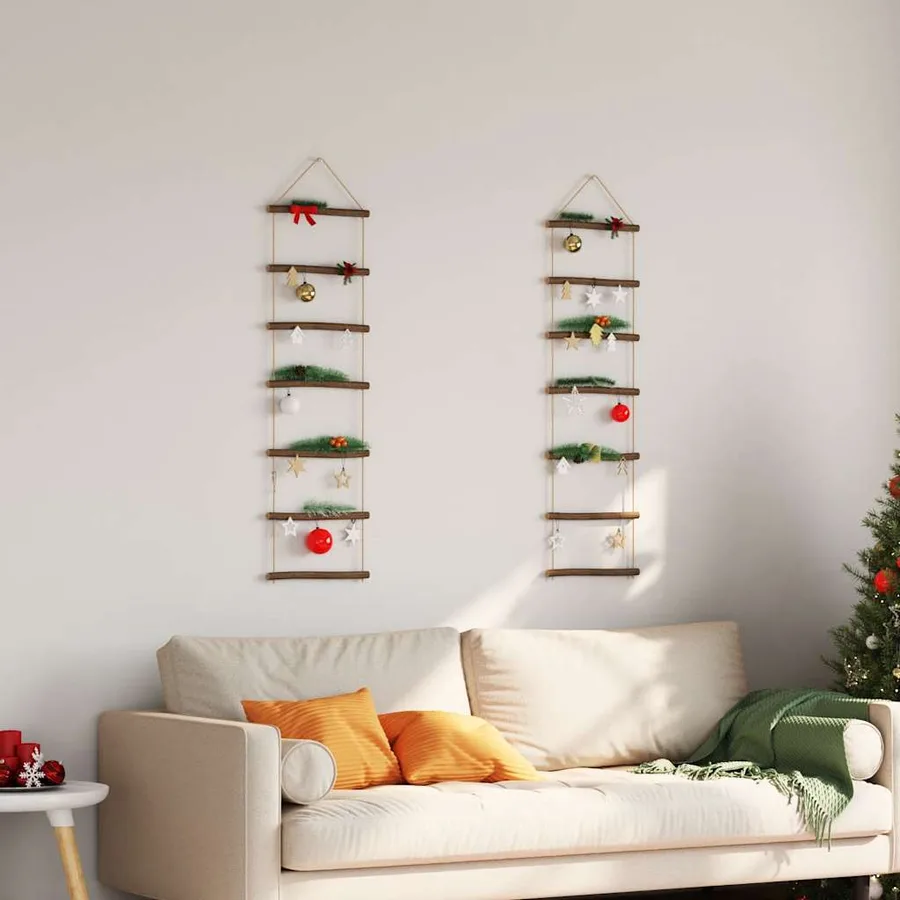 Décorations murales en forme d'échelle 2 pcs 30x100 cm - 3