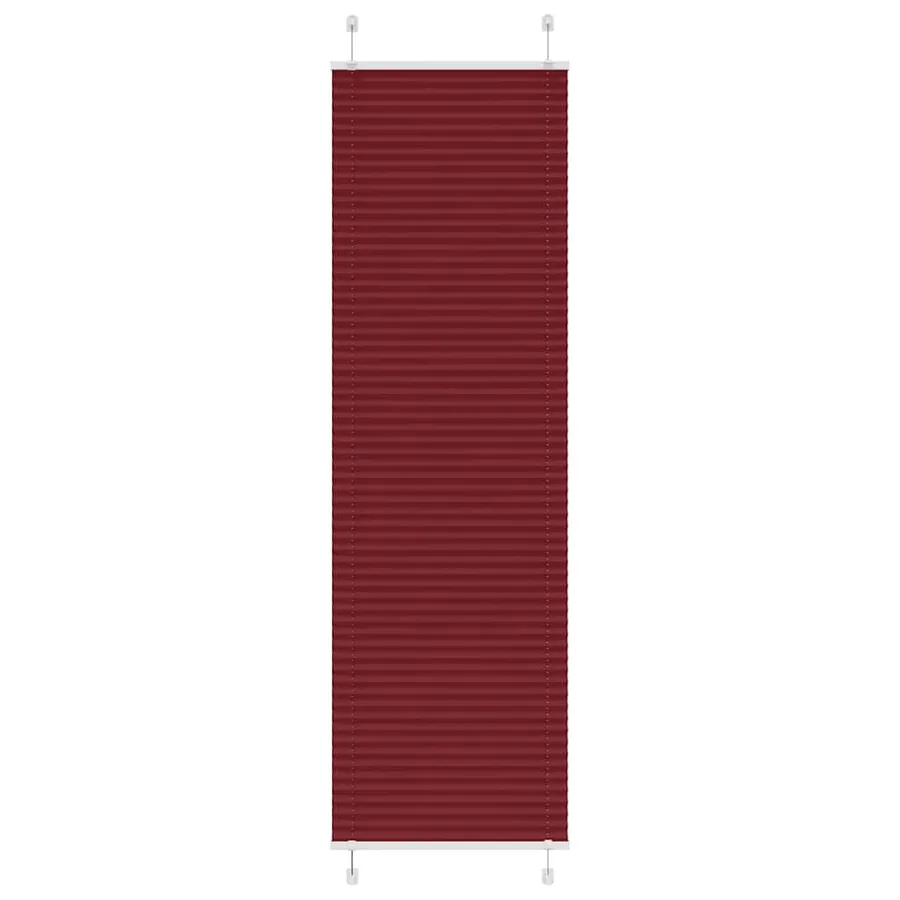 Store plissé rouge bordeaux 60x200 cm largeur du tissu 59,4 cm