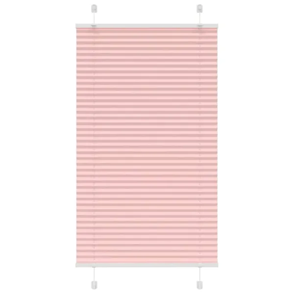 Store plissé rose 70x150 cm largeur du tissu 69,4 cm polyester