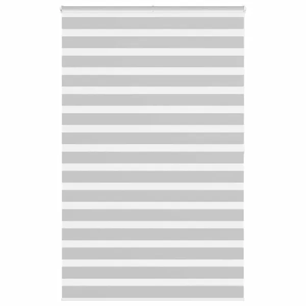 Store zèbre gris clair largeur du tissu 145,9 cm polyester