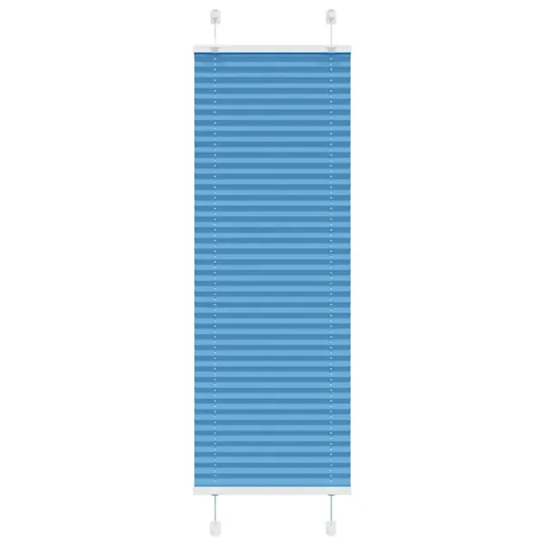 Store plissé bleu 40x100 cm largeur du tissu 39,4 cm polyester