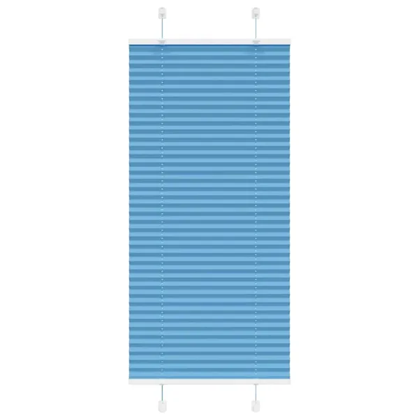Store plissé bleu 60x150 cm largeur du tissu 59,4 cm polyester
