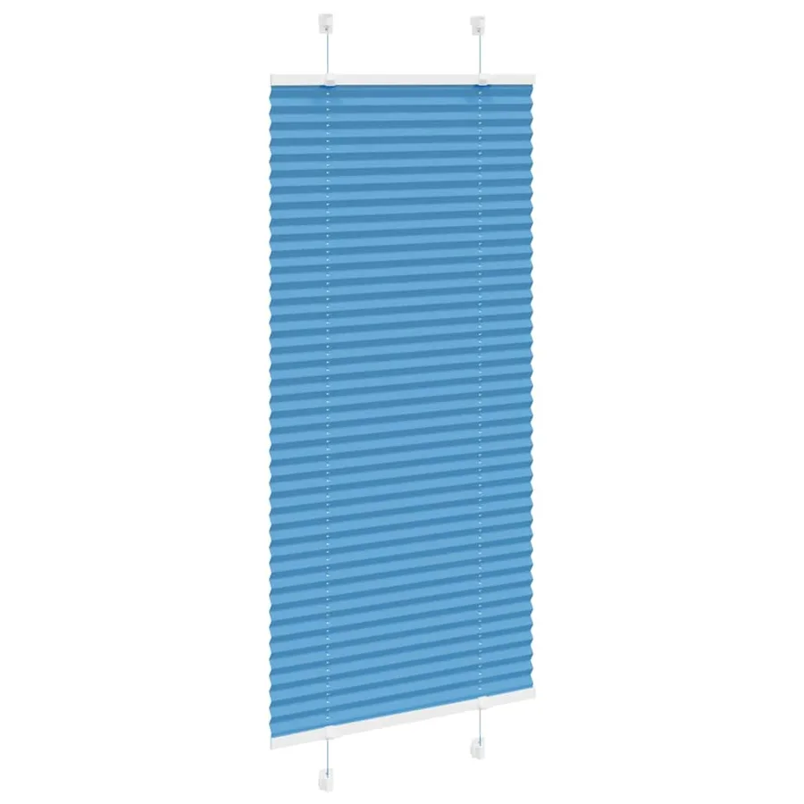 Store plissé bleu 60x150 cm largeur du tissu 59,4 cm polyester - 3