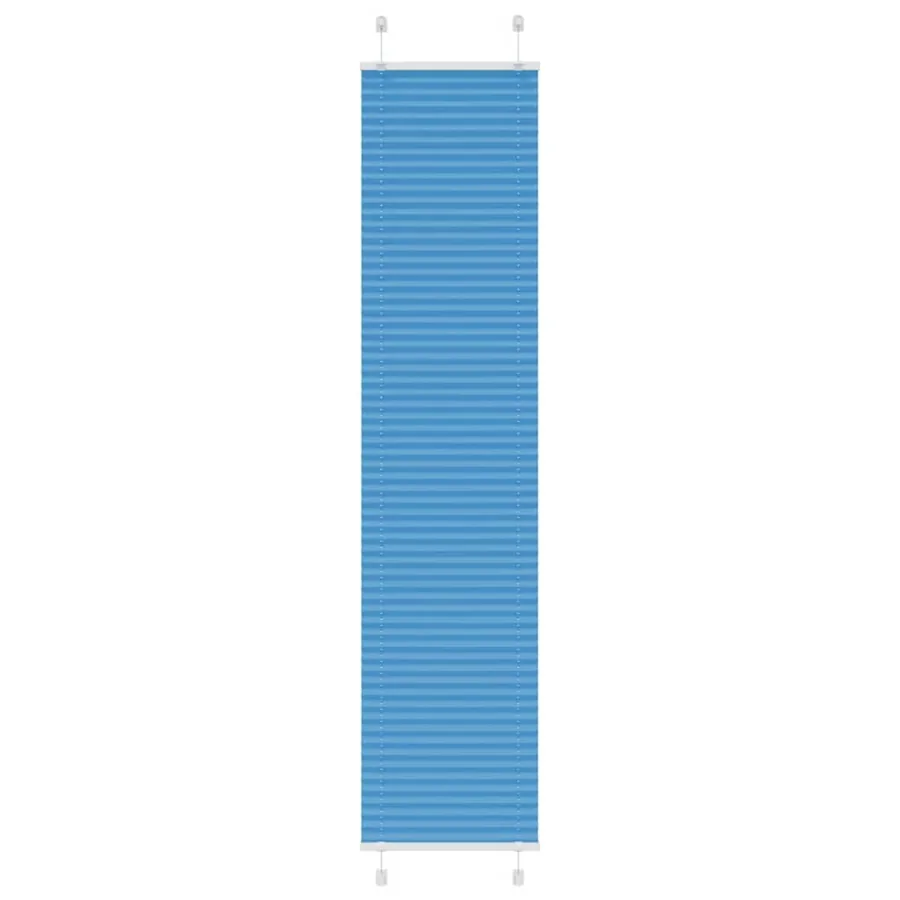 Store plissé bleu 40x200 cm largeur du tissu 39,4 cm polyester