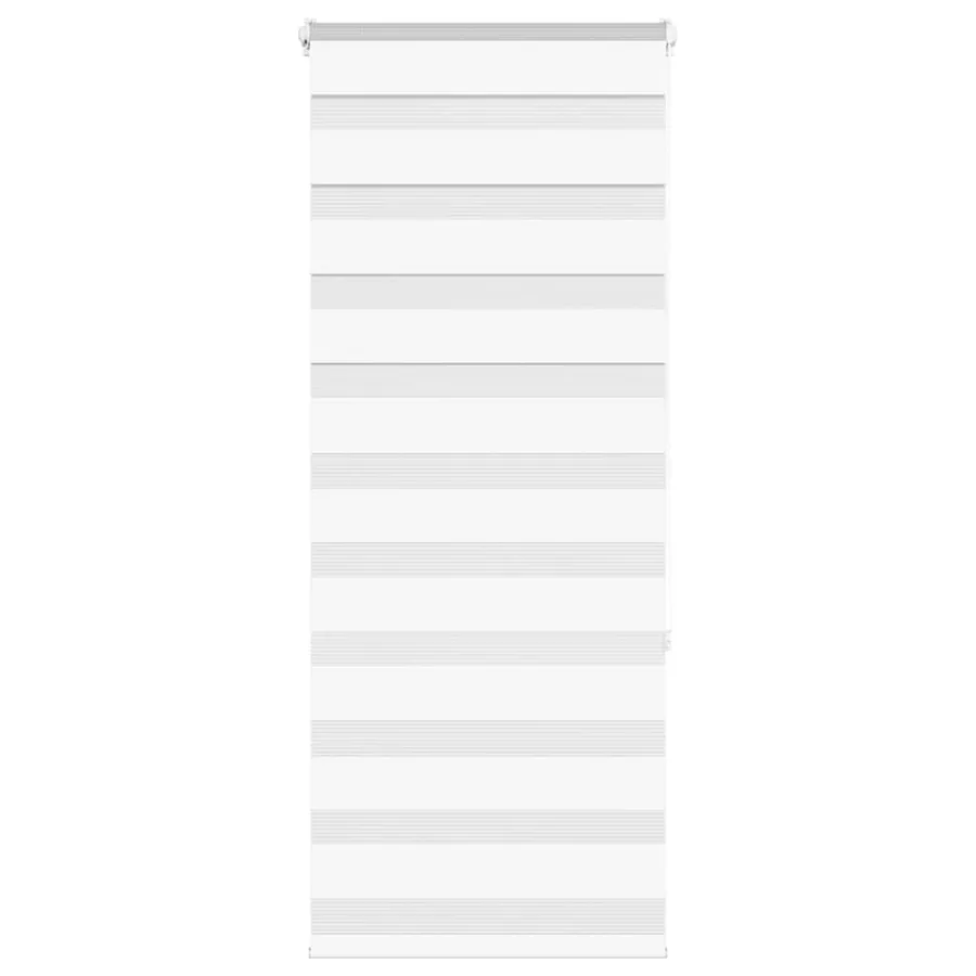 Store zèbre blanc 65x150 cm largeur du tissu 60,9 cm polyester