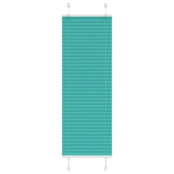 Store plissé vert pétrole 45x150 cm largeur du tissu 44,4 cm