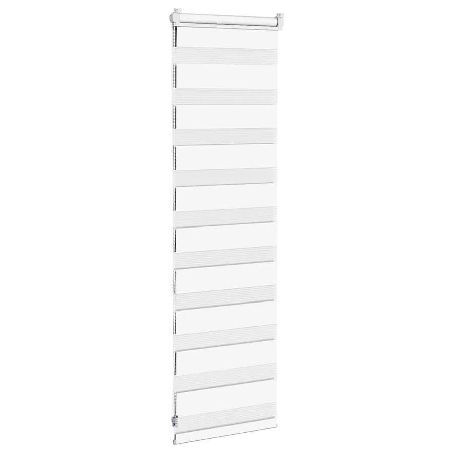 Store zèbre blanc 40x100 cm largeur du tissu 35,9 cm polyester - 4