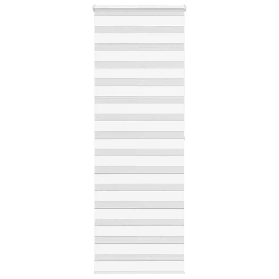 Store zèbre blanc 75x200 cm largeur du tissu 70,9 cm polyester