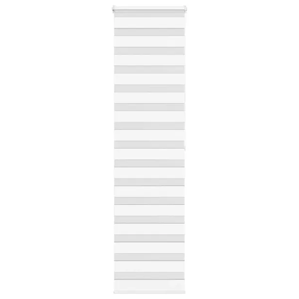 Store zèbre blanc 65x200 cm largeur du tissu 60,9 cm polyester
