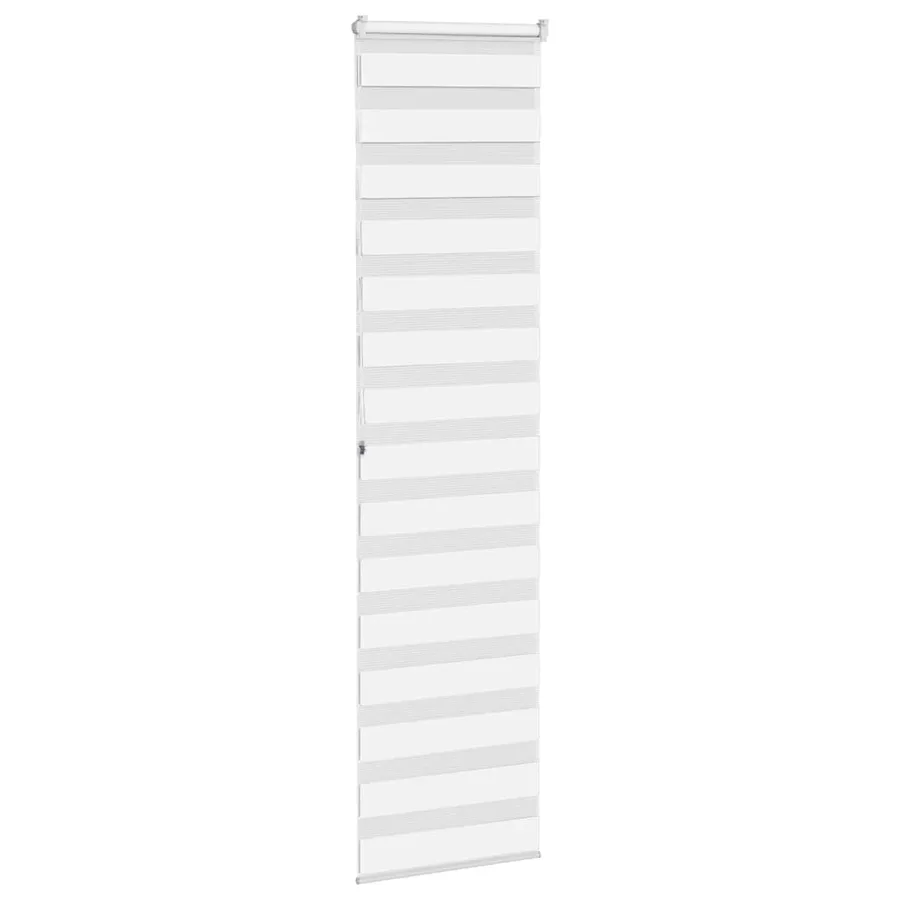 Store zèbre blanc 65x200 cm largeur du tissu 60,9 cm polyester - 4
