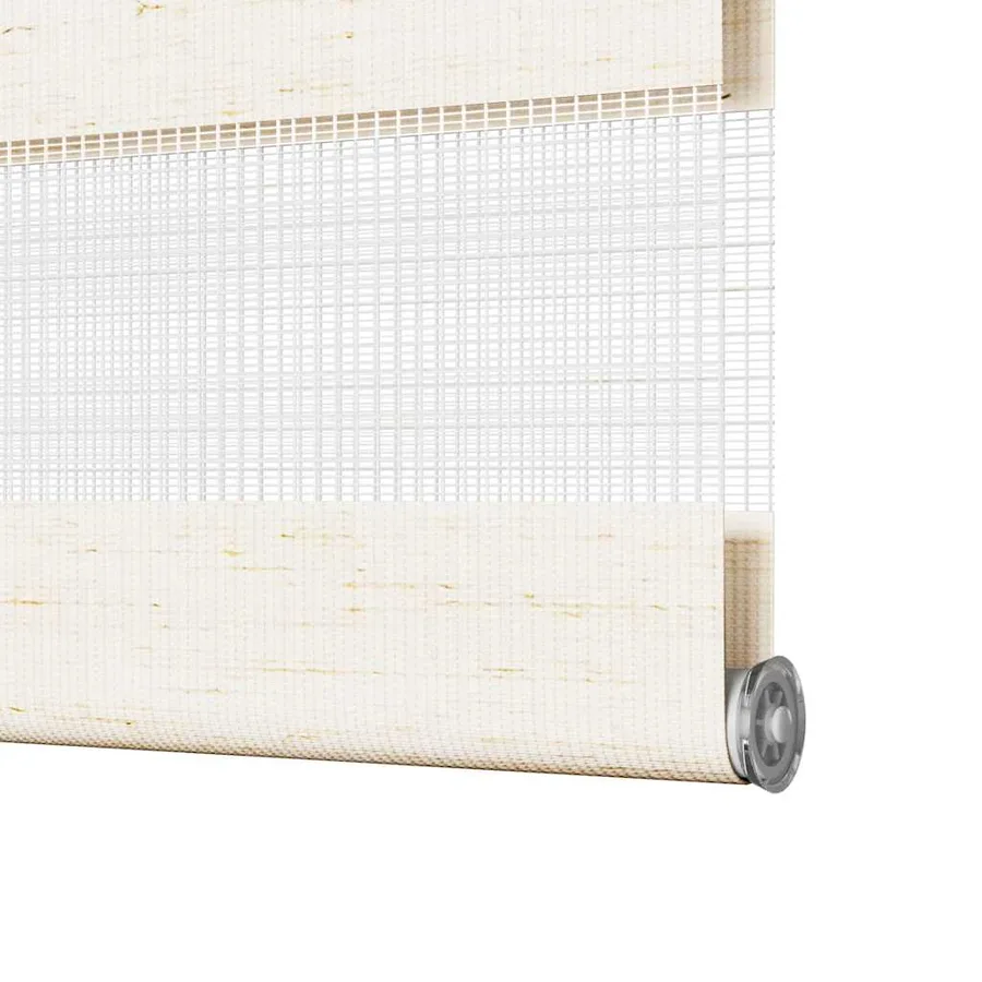 Store zèbre beige marbré largeur du tissu 65,9 cm polyester - 12