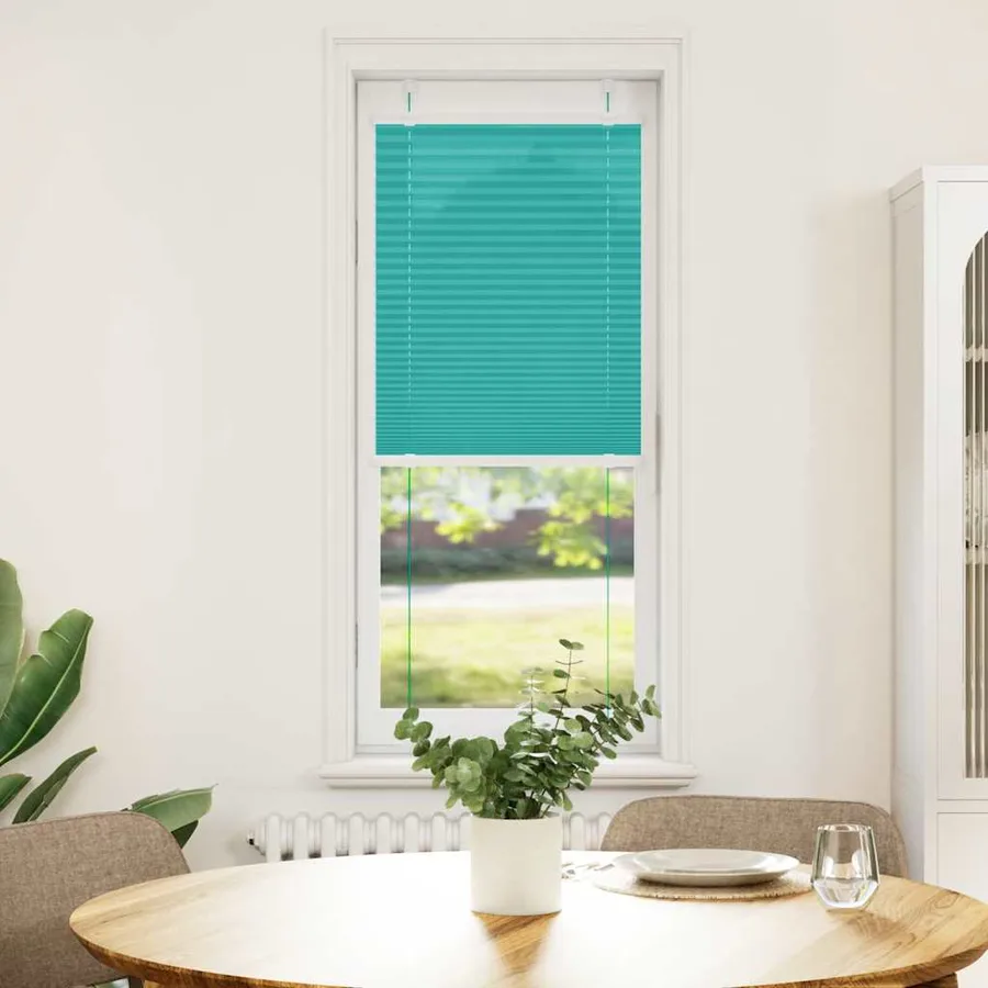 Store plissé vert pétrole 45x100 cm largeur du tissu 44,4 cm - 2