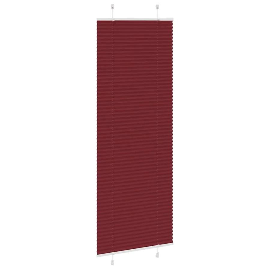 Store plissé rouge bordeaux 70x200 cm largeur du tissu 69,4 cm - 3