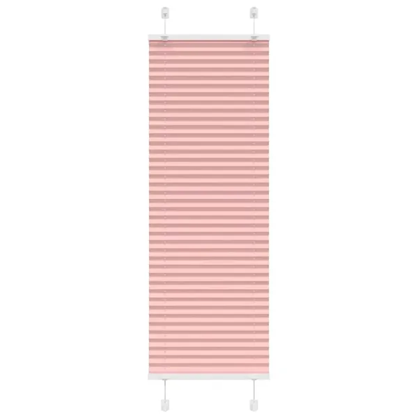 Store plissé rose 40x100 cm largeur du tissu 39,4 cm polyester