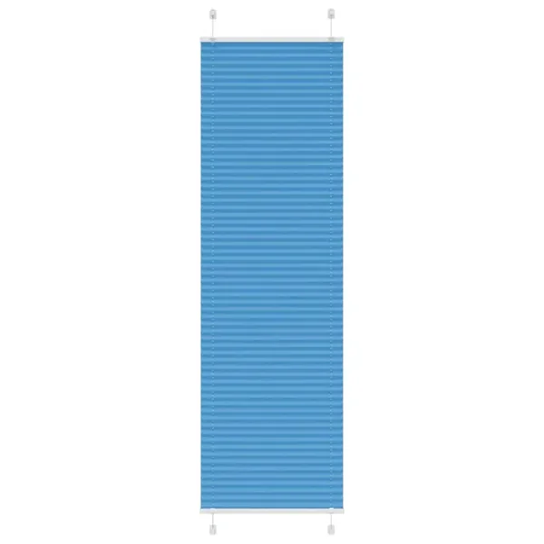 Store plissé bleu 55x200 cm largeur du tissu 54,4 cm polyester
