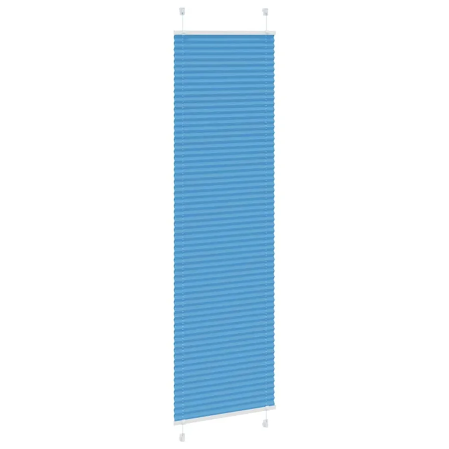 Store plissé bleu 55x200 cm largeur du tissu 54,4 cm polyester - 3