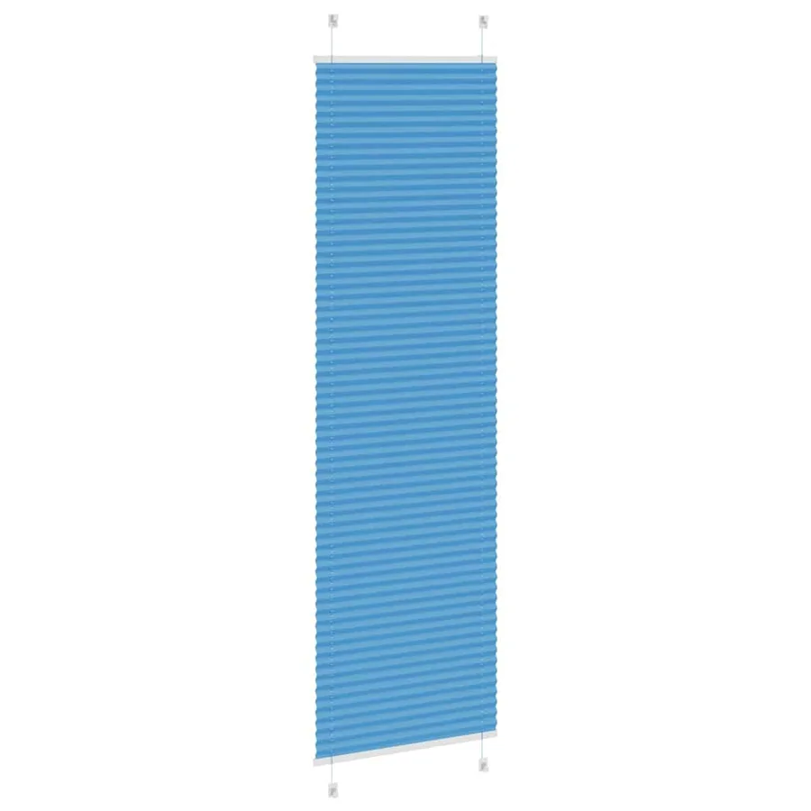 Store plissé bleu 55x200 cm largeur du tissu 54,4 cm polyester - 4
