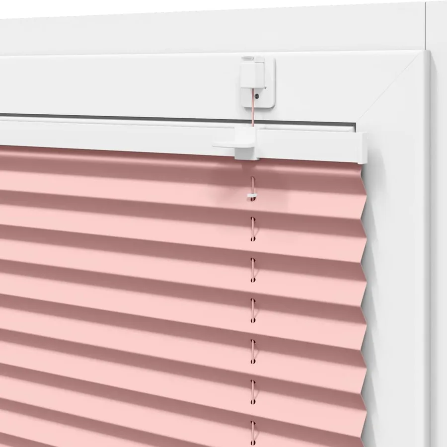 Store plissé rose 85x100 cm largeur du tissu 84,4 cm polyester - 10