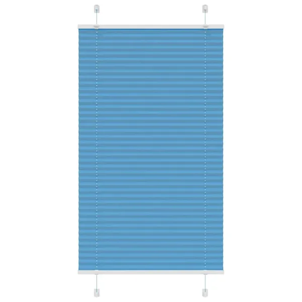 Store plissé bleu 80x100 cm largeur du tissu 79,4 cm polyester