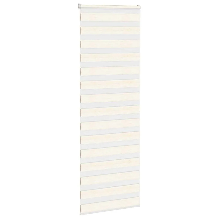 Store zèbre beige marbré largeur du tissu 85,9 cm polyester - 3