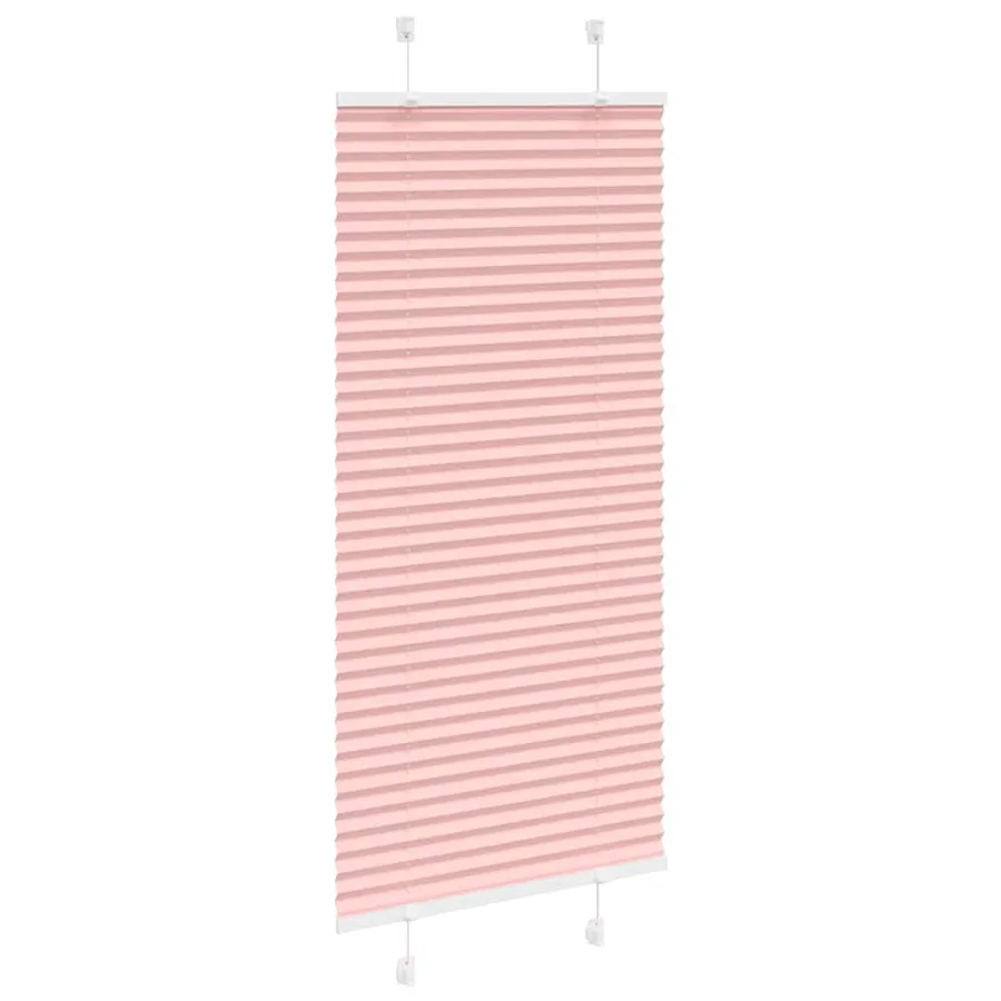 Store plissé rose 60x150 cm largeur du tissu 59,4 cm polyester - 3