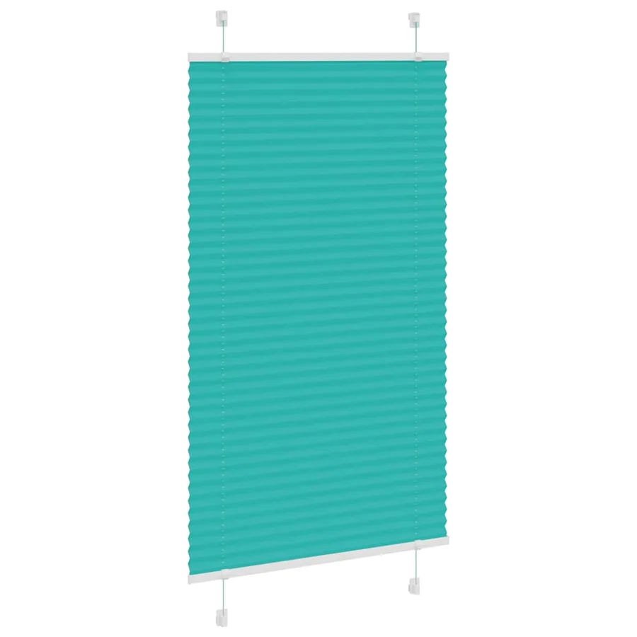 Store plissé vert pétrole 75x150 cm largeur du tissu 74,4 cm - 3