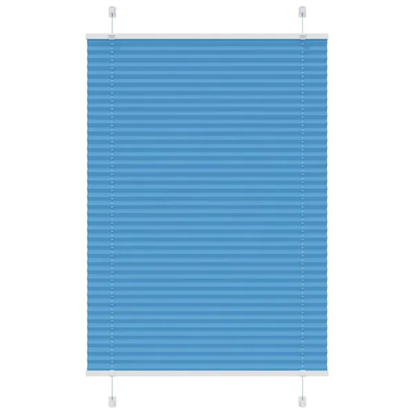 Store plissé bleu 90x150 cm largeur du tissu 89,4 cm polyester