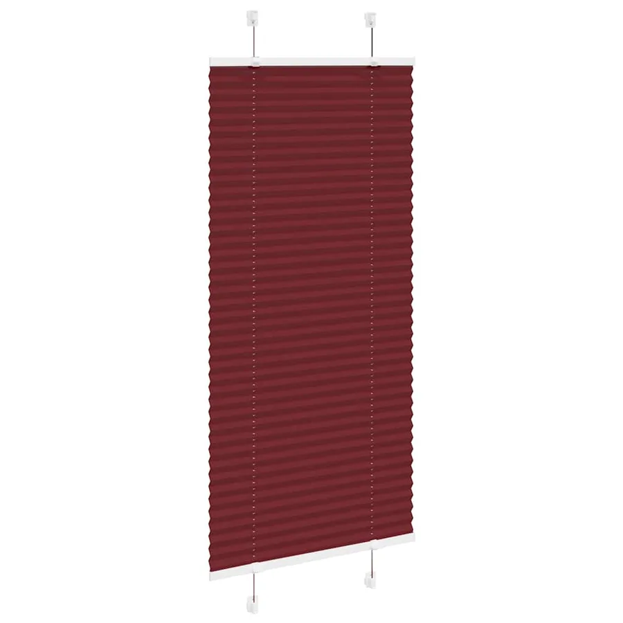Store plissé rouge bordeaux 65x100 cm largeur du tissu 64,4 cm - 3