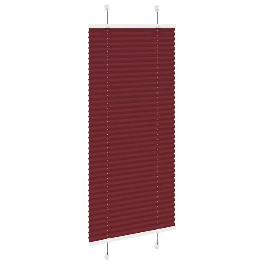 Store plissé rouge bordeaux 60x150 cm largeur du tissu 59,4 cm - 3