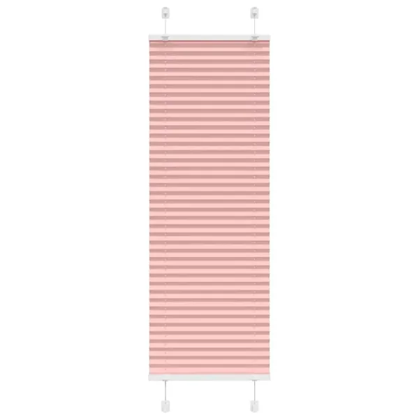 Store plissé rose 50x100 cm largeur du tissu 49,4 cm polyester