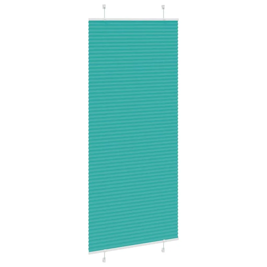 Store plissé vert pétrole 100x200cm largeur du tissu 99,4 cm - 4