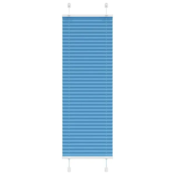 Store plissé bleu 50x150 cm largeur du tissu 49,4 cm polyester