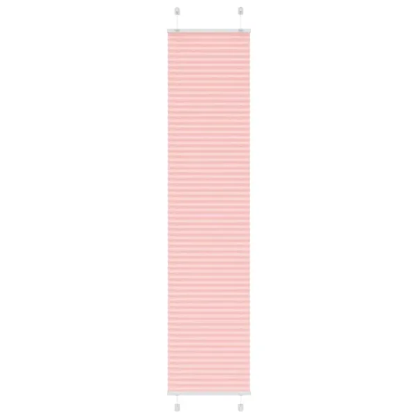 Store plissé rose 45x200 cm largeur du tissu 44,4 cm polyester