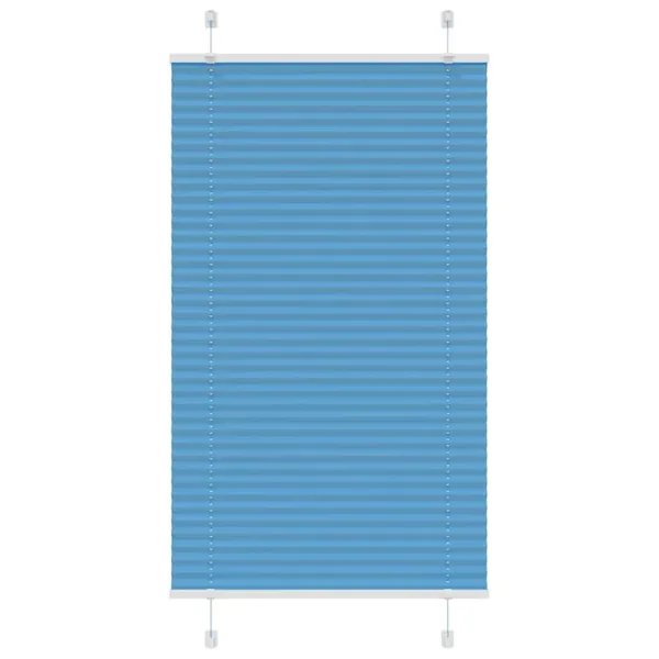 Store plissé bleu 80x150 cm largeur du tissu 79,4 cm polyester