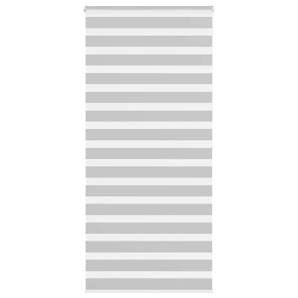 Store zèbre gris clair largeur du tissu 110,9 cm polyester