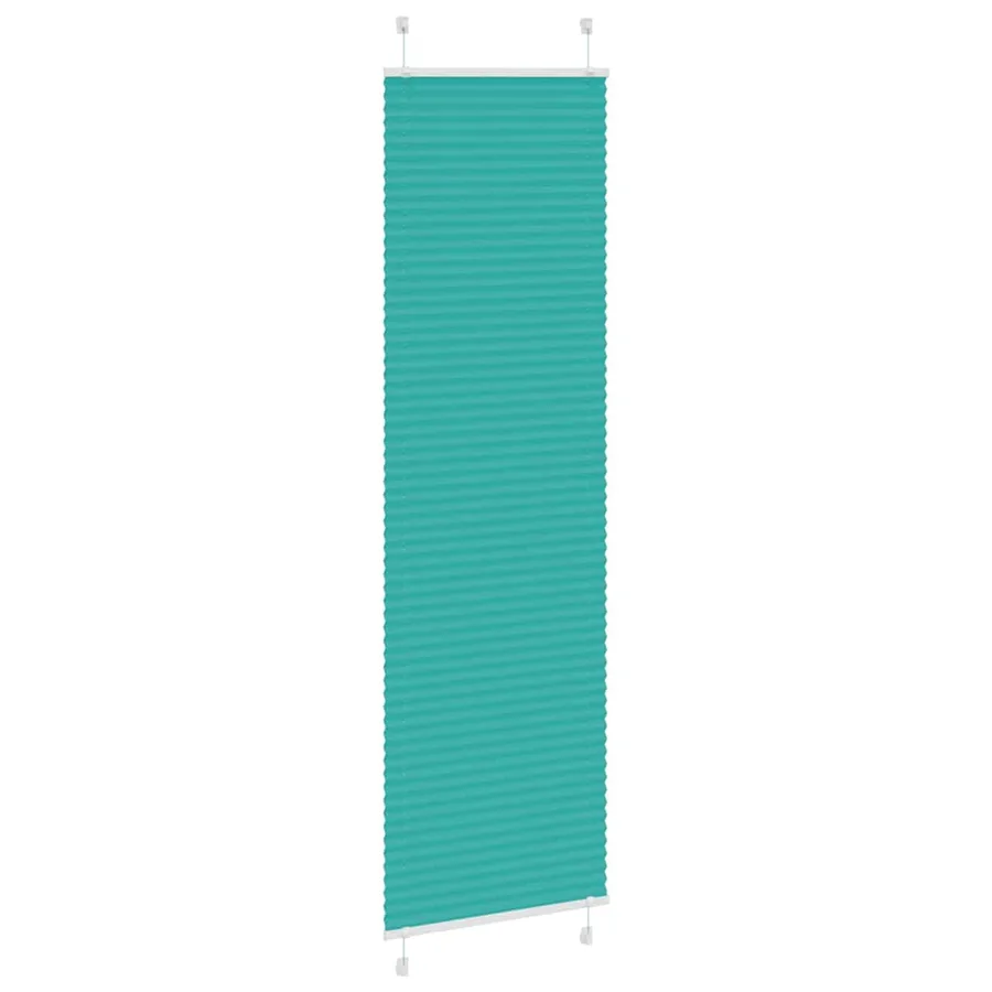 Store plissé vert pétrole 65x200 cm largeur du tissu 64,4 cm - 3