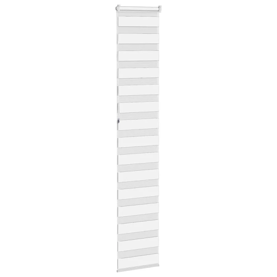 Store zèbre blanc 50x230 cm largeur du tissu 45,9 cm polyester - 4