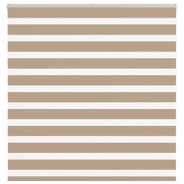 Store zèbre marron sable largeur du tissu 140,9cm polyester