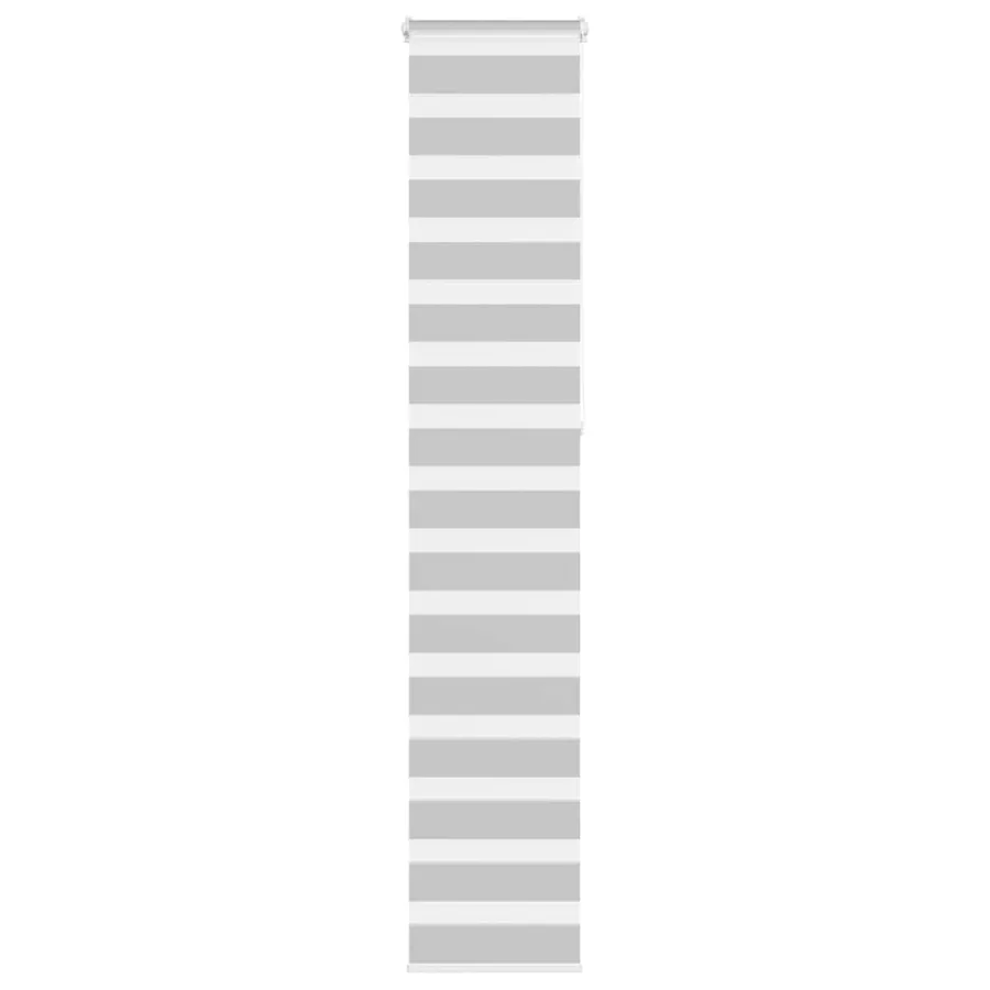 Store zèbre gris clair largeur du tissu 45,9 cm polyester