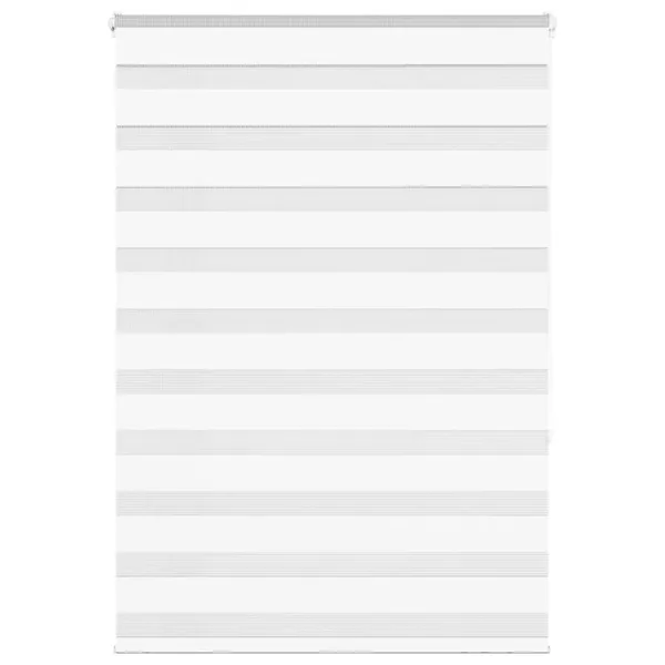 Store zèbre blanc 100x150 cm largeur du tissu 95,9cm polyester