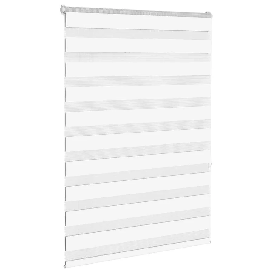 Store zèbre blanc 100x150 cm largeur du tissu 95,9cm polyester - 3